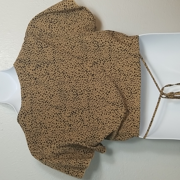 Shein Blouse Coverup Wrap Around - Picture 2 of 5